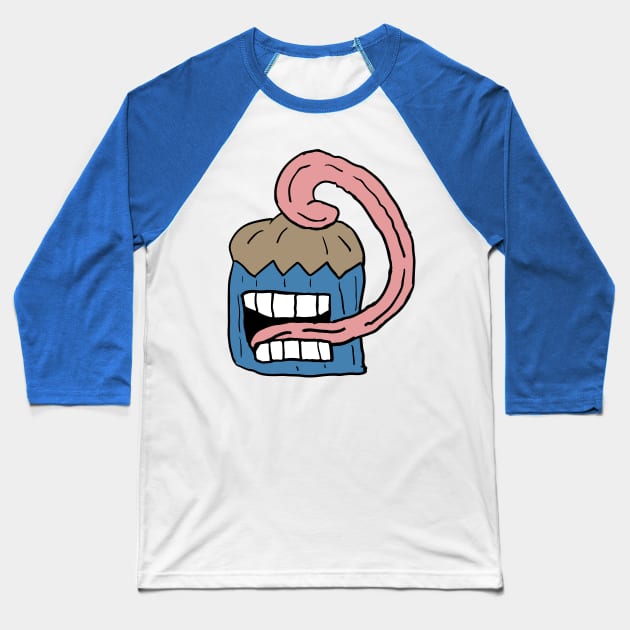Muffin Character Baseball T-Shirt by Eric03091978